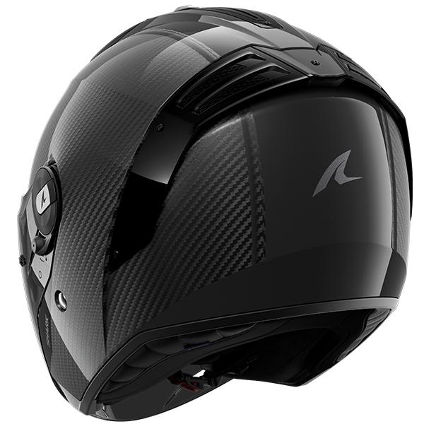 Shark RS Jet Open Face Motorcycle Helmet - Carbon Blank DKD