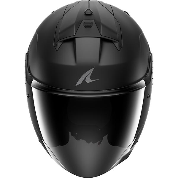 Shark Jet Open Face Motorcycle Helmet - Dark Shadow Mat  KMA
