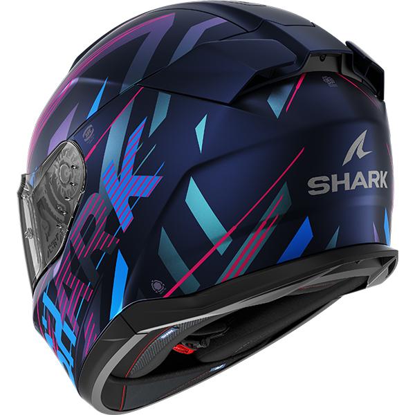 Shark D-Skwal 3 Full Face Motorcycle Helmet - DAShed Mat BVB
