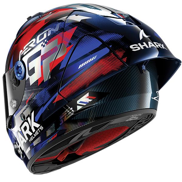 Shark Aeron-GP FIM Full Face Motorcycle Helmet - Zarco Victory DBU