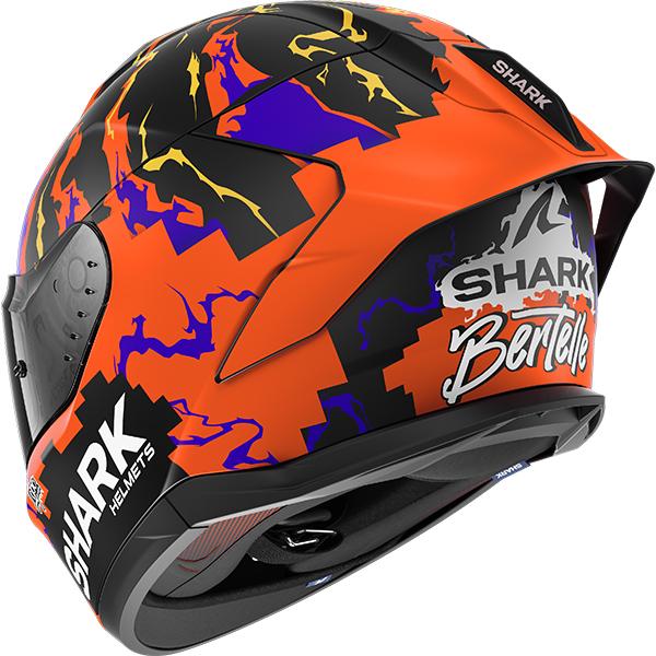 Shark Skwal Cup Full Face Motorcycle Helmet - Bertelle Mat Kry