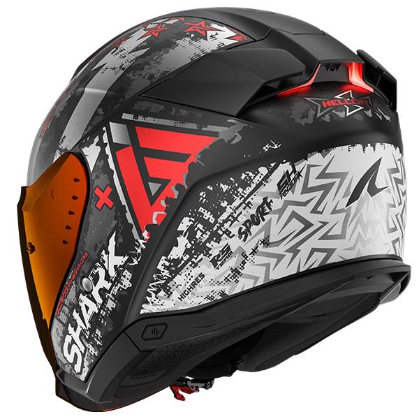 Shark Skwal i3 Full Face Motorcycle Helmet - Jet Hellcat Mat KUR