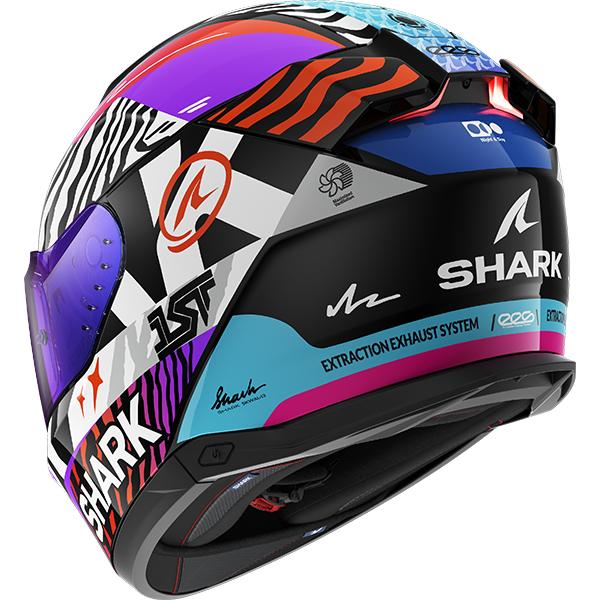 Shark Skwal i3 Full Face Motorcycle Helmet - Speed Fancy KWO