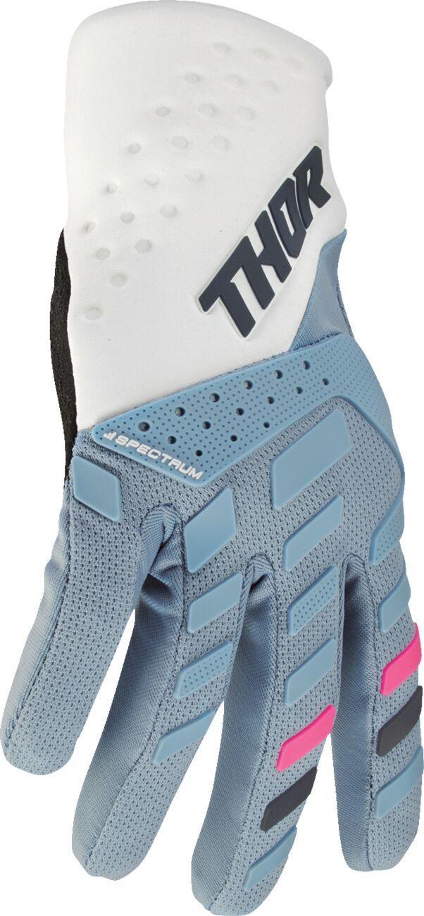 Thor Womens Spectrum Gloves - Starlight Blue White