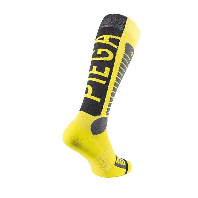 Sidi 2026 Rapidus Motorcycle Socks - Yellow/Grey/Black