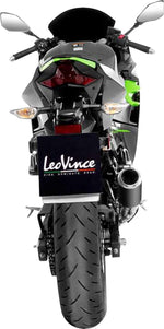 LeoVince Muffler For Kawasaki EX 400 2018-2022 - Matte Black