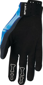 Thor Sportmode X-Ray Gloves - Black Blue
