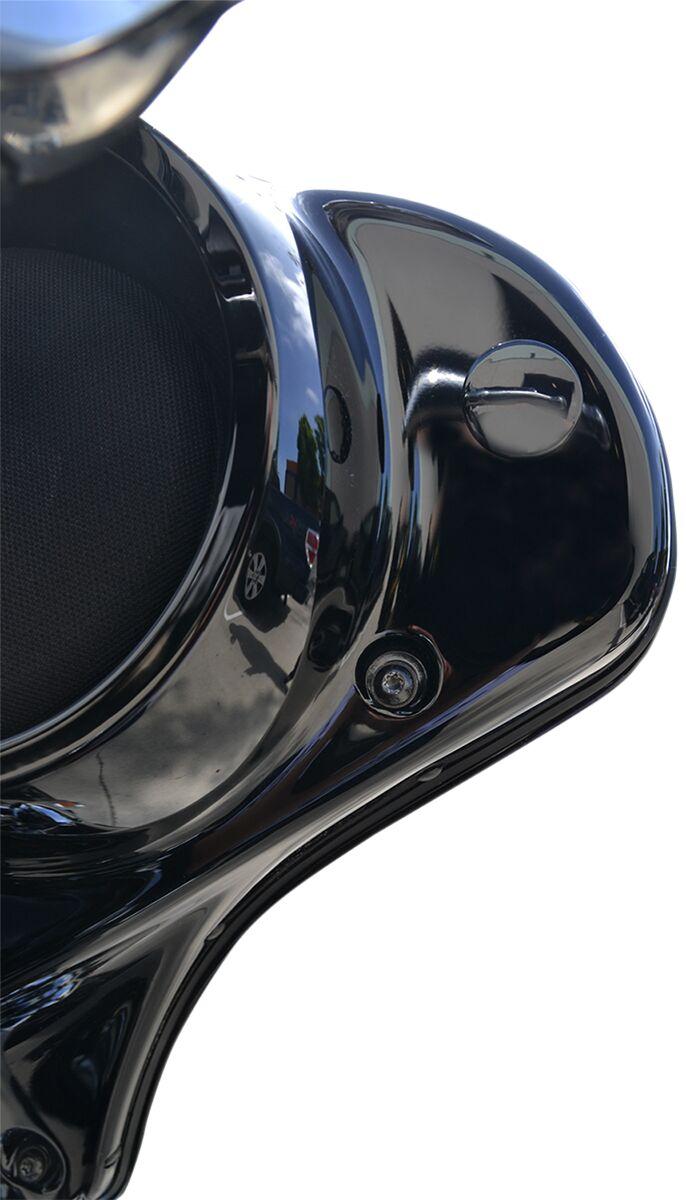LA Choppers Fairing Mirror Hole Plugs For Harley Davidson FLFBS 1868 ABS 2022 - Black
