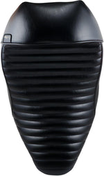 LE Pera Stubs Cafe Seat For Harley Davidson FLHR 1584 2008-2011 Pleated - Black