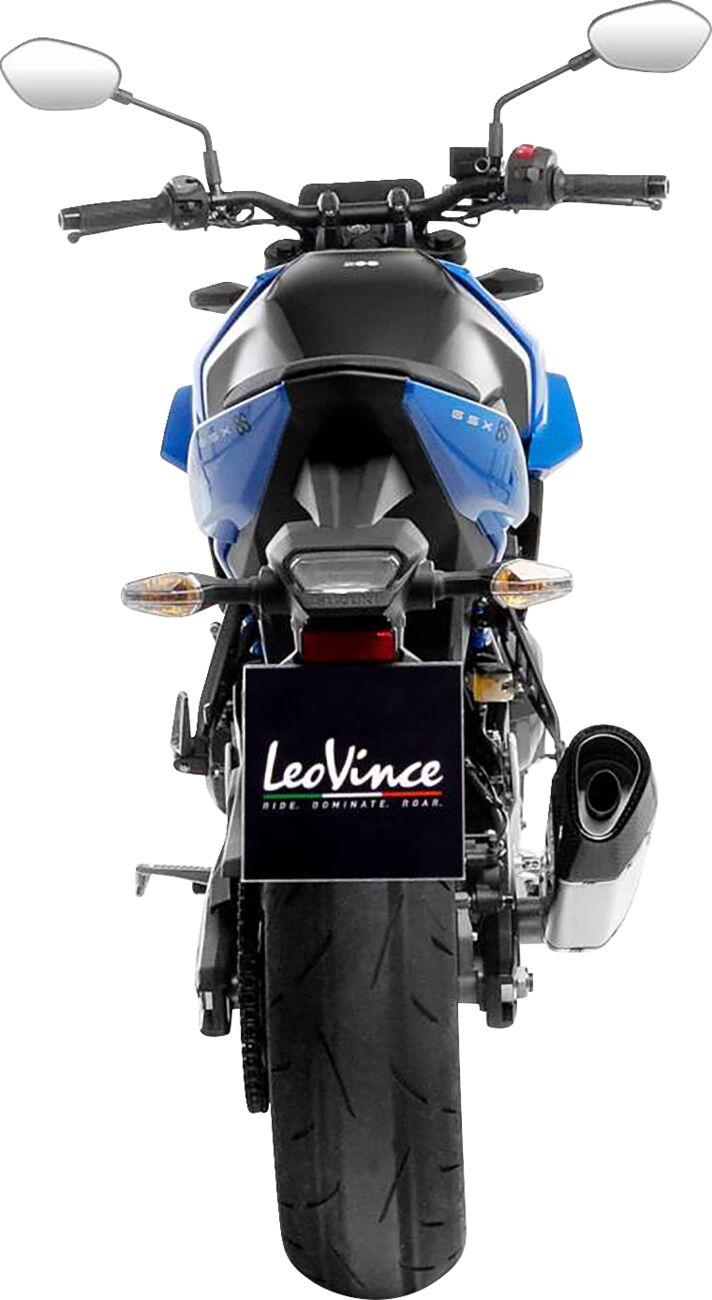 LeoVince Footpegs Hardware Kit For Suzuki GSX-8R 800 2024 - Black Silver