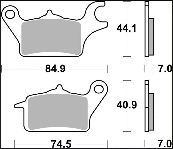 Brembo CC Prime Carbon Ceramic Brake Pads For Kawasaki Z 125 2017-2020 Front
