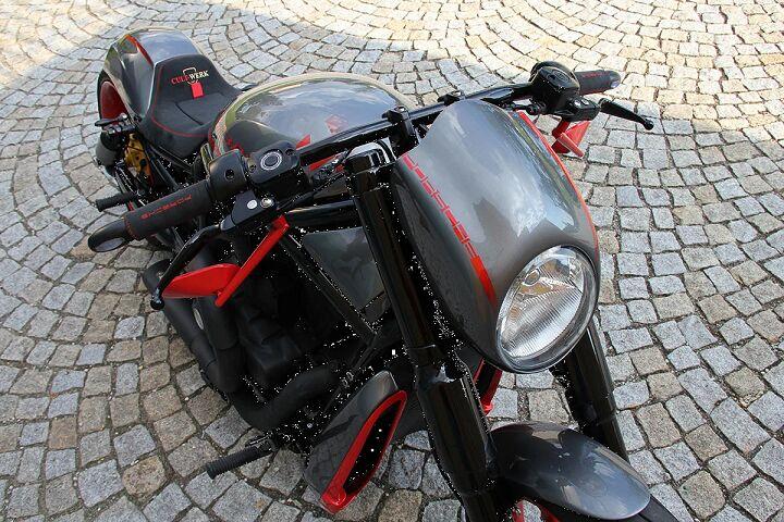 Cult Werk Fork Covers For Harley Davidson VRSCA 1130 2002-2006 Upper - Black