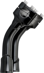 Biltwell Murdock O S Risers 15 cm (6") - Black Satin