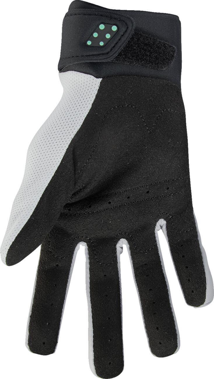 Thor Womens Spectrum Gloves - Black Grey Mint