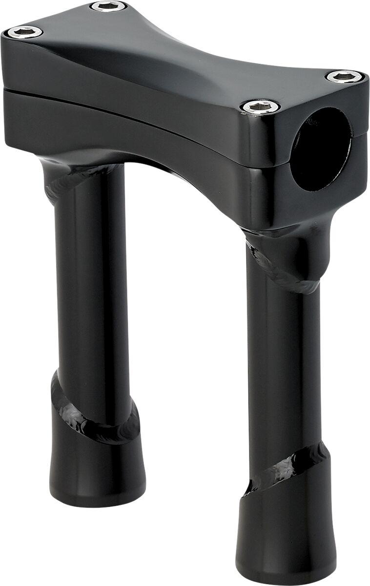 Biltwell Murdock O S Risers 15 cm (6") - Black Satin