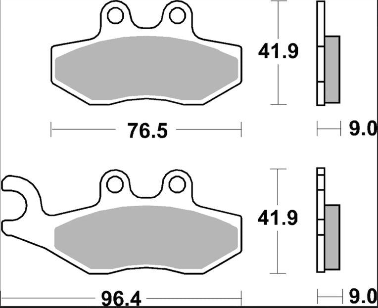 Brembo Prime Carbon Ceramic Brake Pads For Vespa 946 125 ABS 2014-2015 Front
