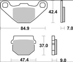 Brembo CC Prime Carbon Ceramic Brake Pads For TGB 101R 50 2006-2009 Front