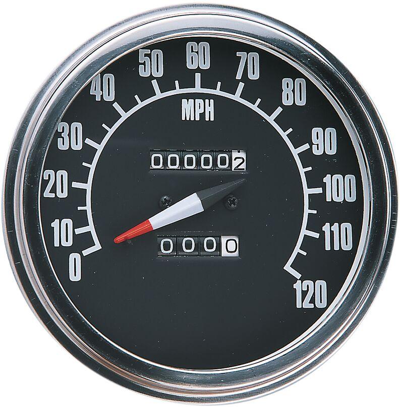 Drag Specialties 5" FL-Style 2240:60 Speedometer with Reed Switch For Harley Davidson FLSTC1340 1991-1995
