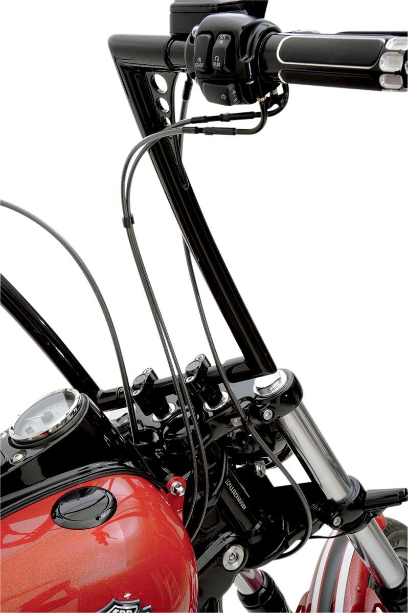 Magnum Shielding  Pearl Braided Throttle Idle Cable For Harley Davidson FLD 1690 2012-2013 96 cm (37-3 4") - Black