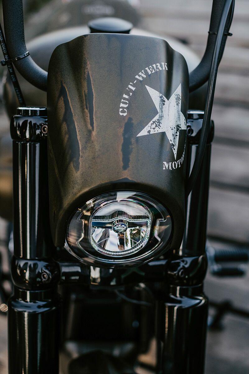 Cult Werk Fork Covers For Harley Davidson FXBB 1750 2018-2020 Upper - Black