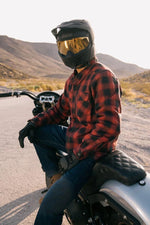 Icon Fallblock Flannel Jacket - Black/Red