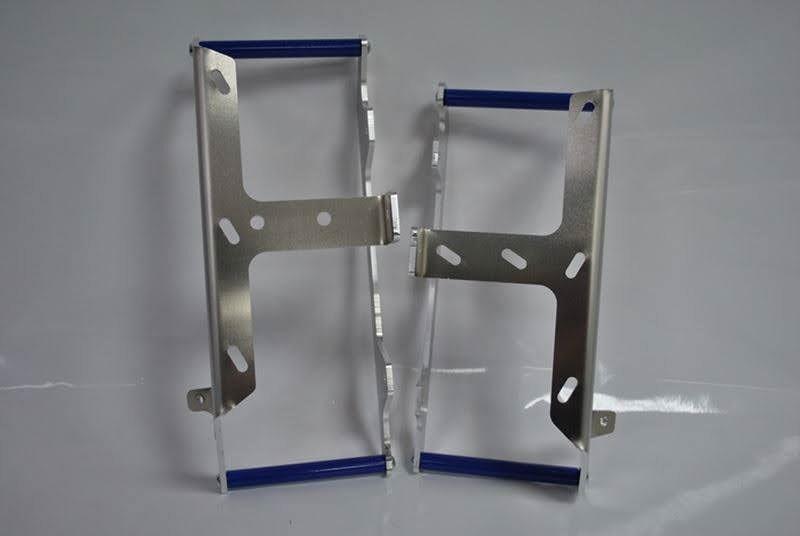 AXP Radiator Braces For Yamaha YZ125 2002-2021 - Silver