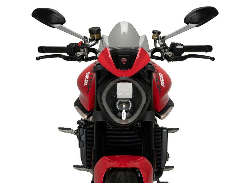 Puig Sport Screen For Ducati Monster 937 2021-2025 - Light Smoke
