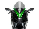 Puig Z-Racing Screen For Kawasaki H2 SX SE 2023-2025 - Black