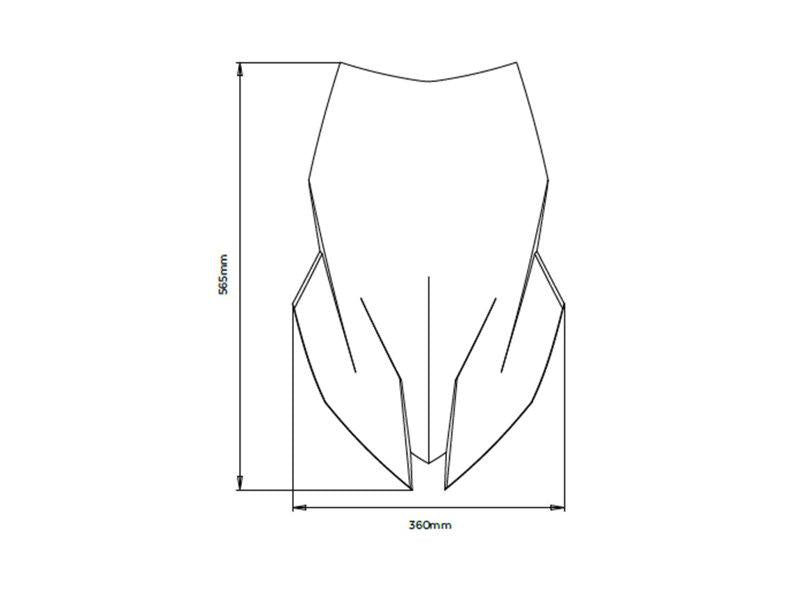 Puig Touring Screen For BMW F900 XR 2020-2025 - Clear