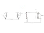 Puig Adjustable Screw-On Screen Extender 100mm x 277mm For KTM 1290 Super Duke GT 2016-2018 - Clear