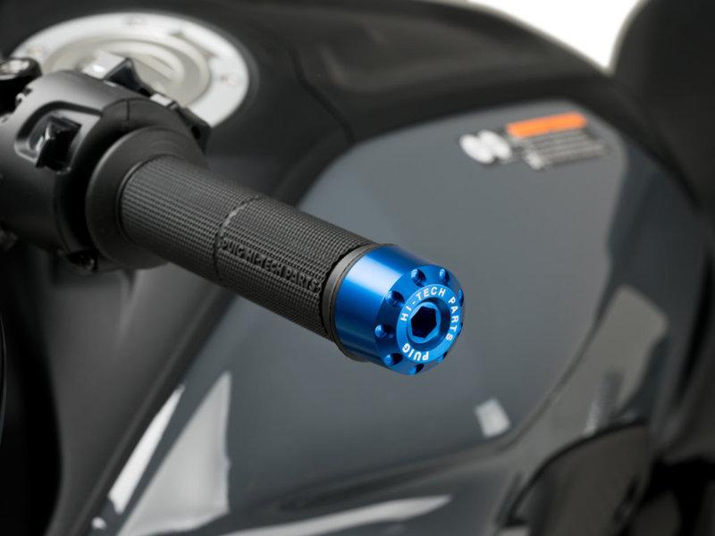 Puig Short Bar End Weights For BMW C400 GT 2018-2024 - Blue