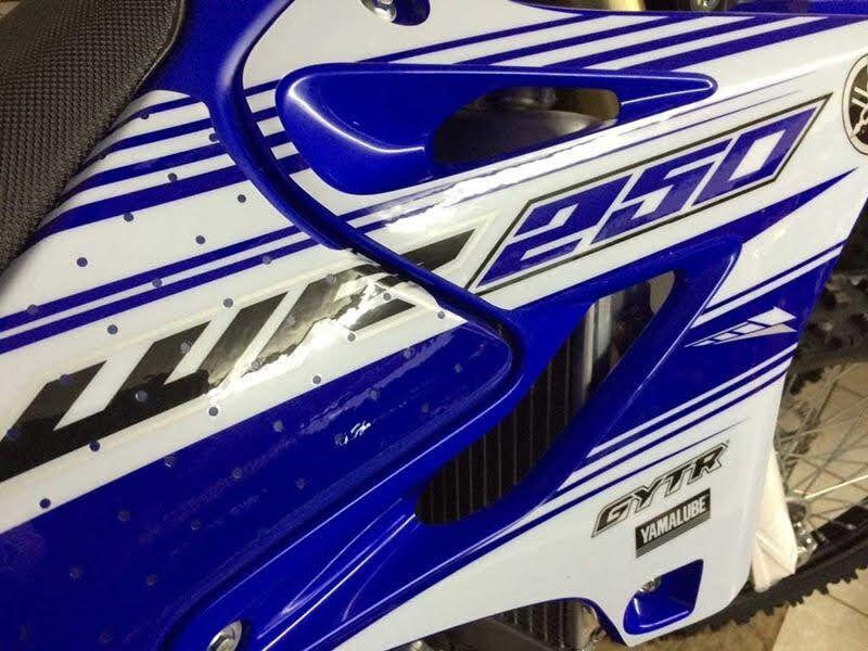AXP Radiator Braces For Yamaha WR250 2016 - Silver