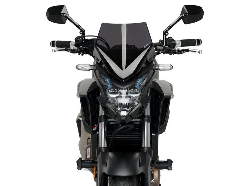 Puig New Generation Sport Screen For Honda CB500 F 2016-2024 - Dark Smoke