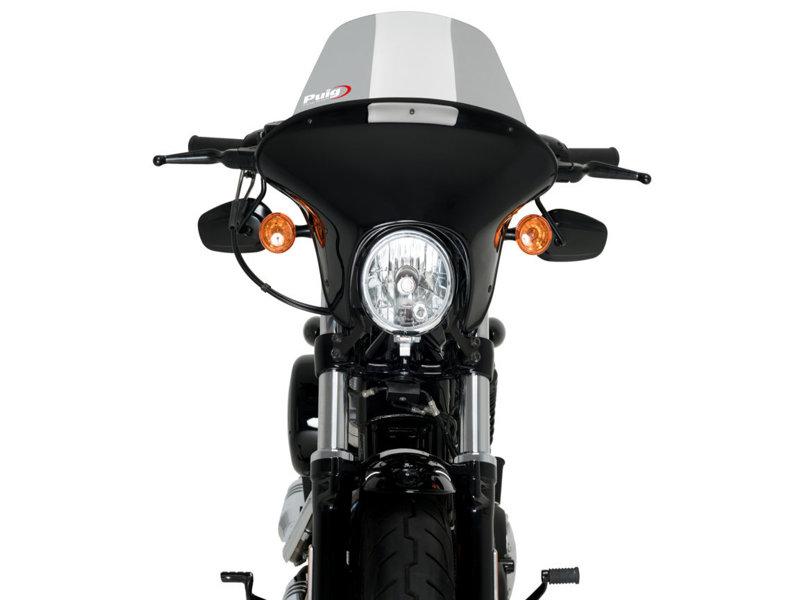 Puig Batwing Touring Screen For Harley Davidson Sportster Forty Eight XL1200X 2015-2020 - Light Smoke