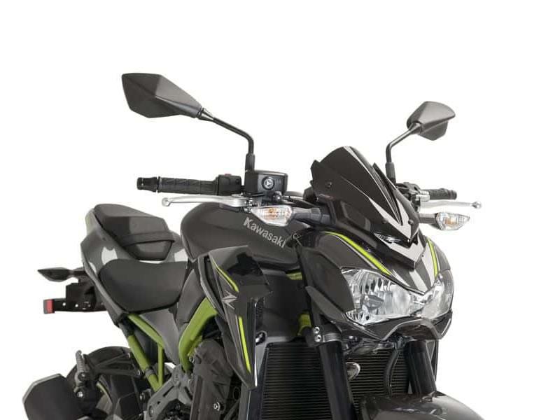 Puig New Generation Sport Screen For Kawasaki Z900 2017-2019 - Dark Smoke