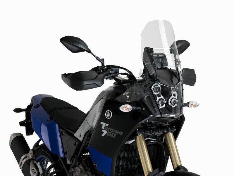 Puig Manual Screen Height Adjuster For Yamaha Tenere 700 2019-2024 - Black