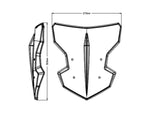 Puig Flanker Screen For Voge 500R 2021-2024 - Clear