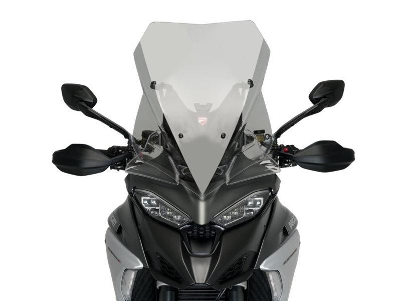 Puig Touring Screen For Ducati Multistrada 1200 V4 2021-2025 - Light Smoke