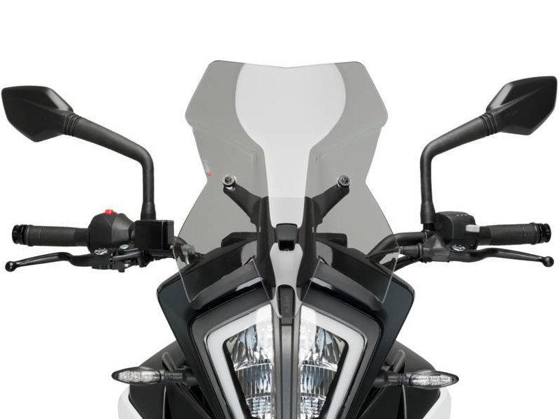 Puig Touring Screen For KTM 390 Adventure 2020-2024 - Light Smoke