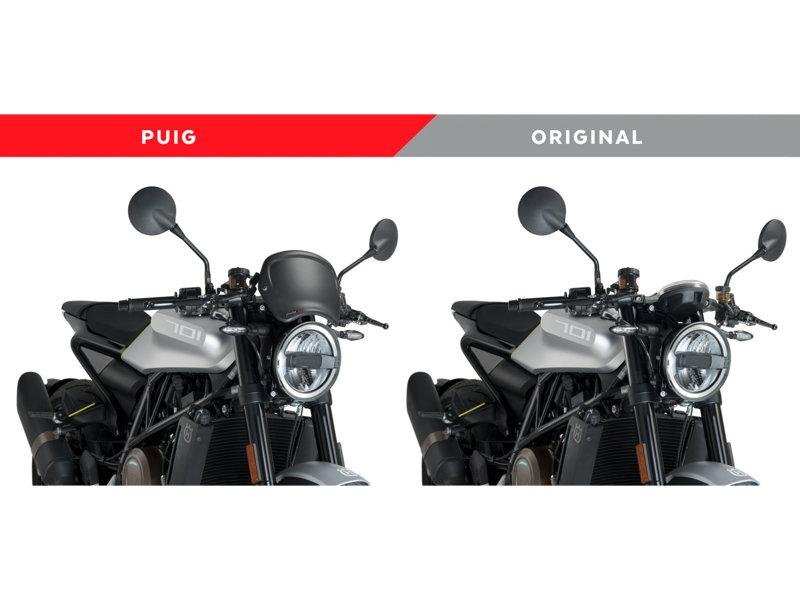 Puig Retro Fly Screen For Voge 300AC 2021-2025 - Matt Black