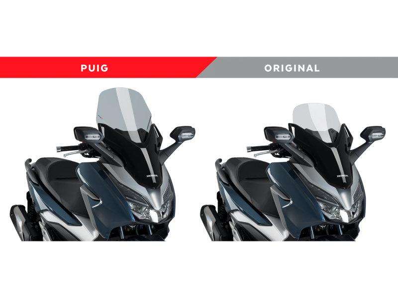 Puig V-Tech Line Touring Screen For Honda Forza 125 2015-2020 - Light Smoke