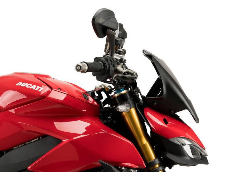 Puig New Generation Sport Screen For Ducati Streetfighter V2 2022-2024 - Dark Smoke