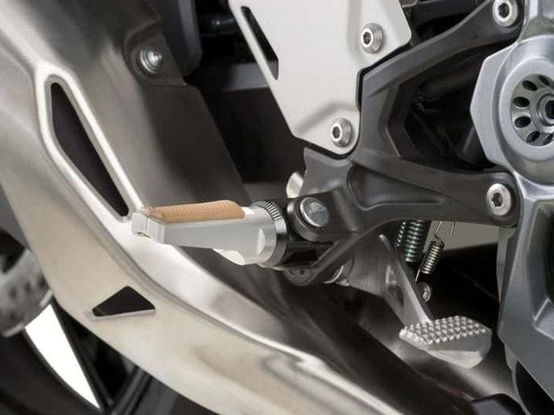 Puig Vintage Footpegs For KTM 1050 Adventure 2015-2016 - Black