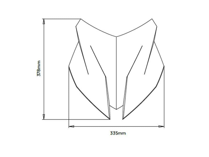Puig Sport Screen For BMW F900 XR 2020-2025 - Clear