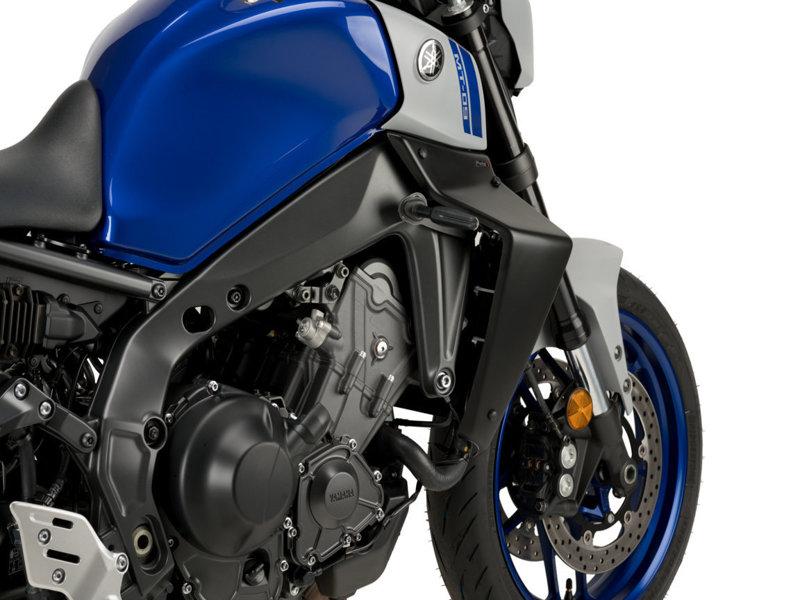 Puig Downforce Spoilers For Yamaha MT-09 2021-2023 - Black