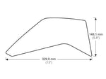 Puig Side Tank Pad Protector For Honda Africa Twin CRF1000L 2016-2019 - Black
