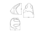 Puig Hugger For Yamaha XT 1200 Z Super Tenere 2010-2020 - Matt Black