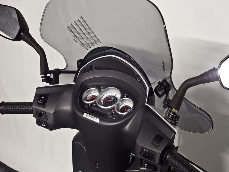Puig City Touring Screen For Sym HD2 125 2012-2017 - Light Smoke