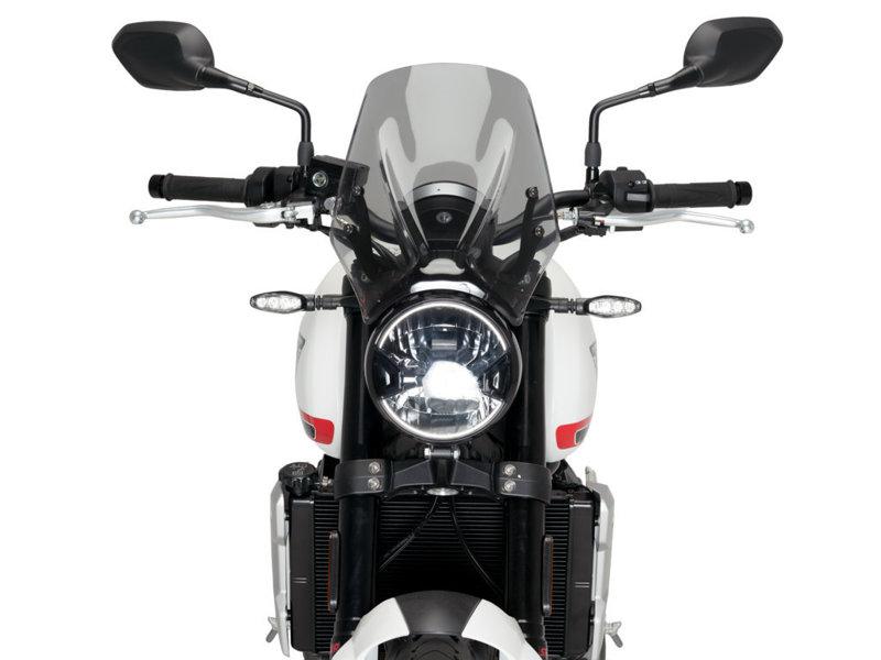 Puig New Generation Sport Screen For Triumph Trident 660 2021-2025 - Light Smoke