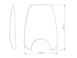 Puig New Generation Touring Screen For Yamaha XV 950 2014-2020 - Dark Smoke